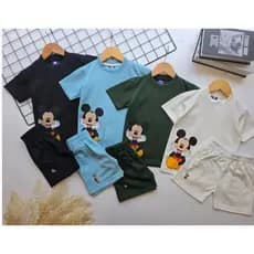 Conjuntos infantis menino blusa e short