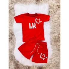 Conjunto infantil menino blusa e short