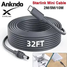 Para Starlink Mini DC/Tipo-c Cabo De Extensão À Prova Dwaterproof Água Spacex Alimentação