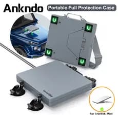 Ankndo Para Starlink Mini Capa Protetora Completa À Prova De Choque D'água Teto Solar Do Painel Carro