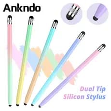 Ankndo 2 Em 1 Caneta Stylus Para Celular Tablet Lápis De Toque Capacitivo Telefone Samsung Universal Android Desenho Tel