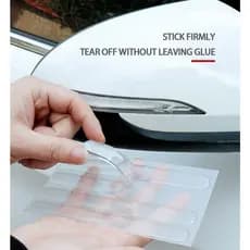 Tiras De Proteção Anti-Colisão Transparente Borda Da Porta De Carro Espelho Retrovisor Protetor Etiqueta Para Carros Placa De Chinelo Bar 4 Pçs
