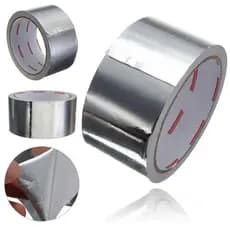 1 Rolo Fita Adesiva De Alumínio Resistente A Altas Temperaturas Para Reparo De Tubos De Resistência Ao Calor 3CM * 3M Personalizar
