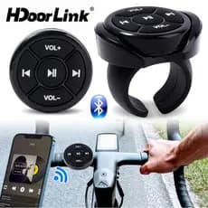 HdoorLink Carro Bluetooth Media Button Volante Sem Fio Controle Remoto Para Android IOS Música Câmera Chamada Guiador Se