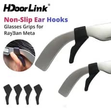 HdoorLink 4 Pcs Aperto De Gancho De Orelha Para Meta/RayNeo/Xreal Óculos Inteligentes Universal Antiderrapante Elástico