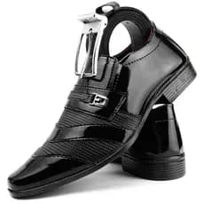Sapato social masculino preto elegante + cinto social