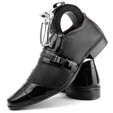 Sapato social masculino preto moderno + cinto social