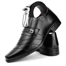 Sapato masculino social preto + cinto social