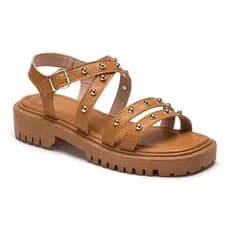 Sandália Papete Feminina Vi Bela Tratorada Birken Moda Plataforma Confortável Spike Tendência Estilo