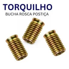 Kit Bucha M8 (1) x 10 (1,25) – (6pçs) Rosca Interna Externa Torquilho Reparo de Rosca