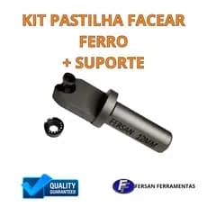 Kit Pastilha de Facear + Suporte p/ Cabeçote – Retífica de Motores – Haste 12mm