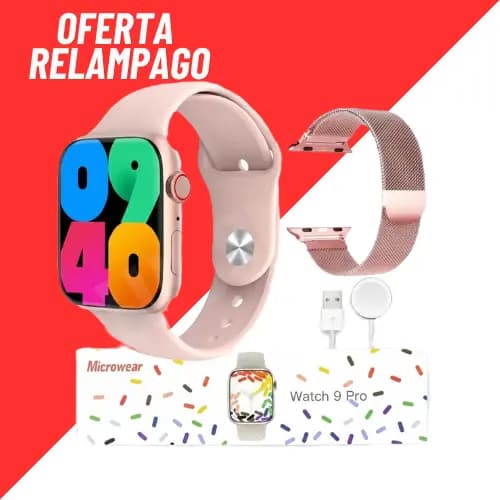 Smartwatch W29 Pro Série 9 Tela Ilha Dinâmica NFC Bússola Armazenamento de Fotos e Músicas