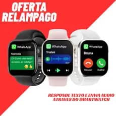 Relógio Smartwatch W10 Mini Watch Tela Super AMOLED  Microwear 41mm CHAT GPT Série10 Lançamento 2025