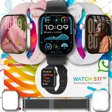 Smartwatch S11 Pro Série11 Tela AMOLED 2.2 Bluetooth Chamadas GPS 2GB Lançamento Relógio Inteligente