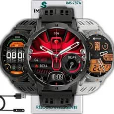 Relógio Smartwatch Ims-757a Imenso 128MB 3ATM Com 100+ Modos Esportivos GPS Tela TFT 1.7