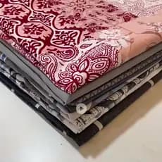 retalhos tecido grande estampado e cores variadas sortidas 1 kg
