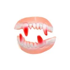Dente Falso Halloween Silicone Para Adulto vampirinho