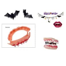 Dente Dentadura Fantasia Halloween Silicone #1