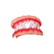 Dentadura Dente em vinil Drácula Monstro Vampiro Halloween