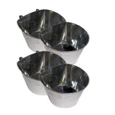 Kit 4 Comedouro engorda para Bezerros 5 kg Balde Alimentador