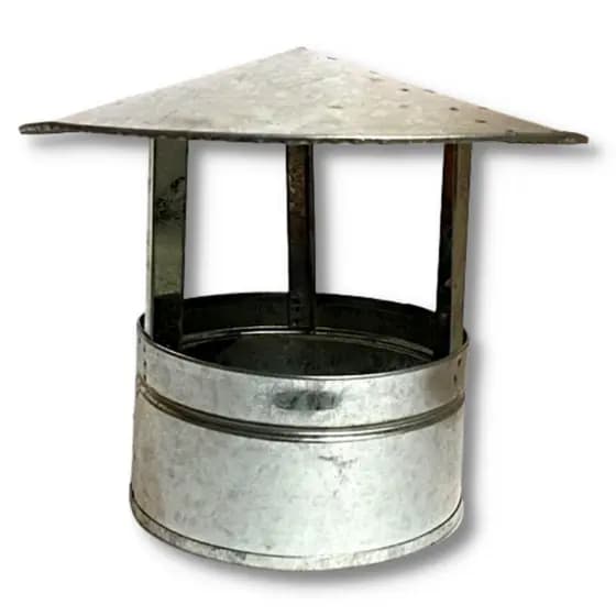 Chapéu Para Chaminé Alvenaria Galvanizado 200mm