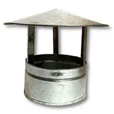 Chapéu Para Chaminé Alvenaria Galvanizado 200mm