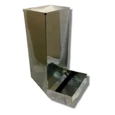 Kit 2 Comedouro de Cães Automatico 15 kg Cachorro Porte Grande Galvanizado especial Elevado Suspenso Dispenser