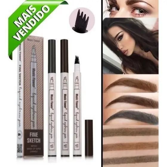 Lapis Caneta Henna Efeito Microblading Sobrancelha Caneta Lapis Henna Efeito Microblading Sobrancelha