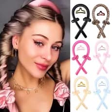 Modelador De Cachos Cetim (Heatless Curls) + 2 Scrunchies + Presilha