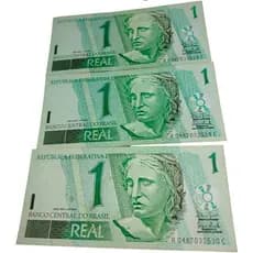 Cédula Do Brasil 2003 C254 FE Em Sequência 3 Cédulas