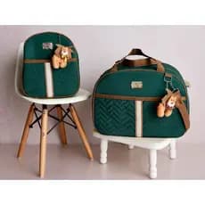 Kit de Bolsa de Bebê 2 peças Mochila e Mala Maternidade Menina e Menino Varias Cores