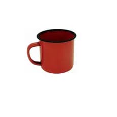 Caneca Esmaltadas 6cm Vermelha Unidade - Yazi