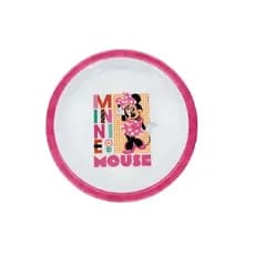 Prato Minnie Fundo Melamine Tuut - Linha Disney 21cm