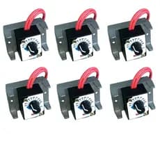 6 Pçs Controlador Dimer 40a 6000w Regulador 110/220v regulador ventilador motores