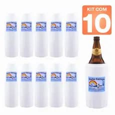 Porta Garrafa Cerveja Litrão Camisinha 1 Litro Termico  Kit 10 un