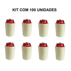 Kit 100 Porta Lata 350ml Camisinha Cerveja Latinha Termico