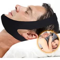 Faixa Mandibular Anti Ronco Apneia Do Sono Bruxismo Suporte Queixeira De Cabeça Ajustavel Dormir