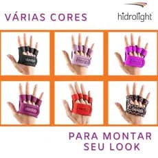 Luva Palmar Protetor Anatomico Antiderrapante Emborrachado Treino Academia Musculação Hidrolight Fit