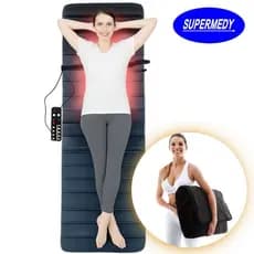 Esteira Massageadora 10 Motores Aquecimento Fácil Usar Controle Remoto Qualidade Supermedy