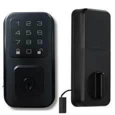 Fechadura Eletronica Digital de Embutir Desbloqueio de Senha Tag Chave ou App