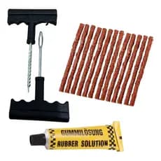 Kit Reparo Pneu Sem Câmara Carro Moto Remendo