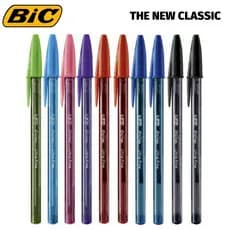 Kit Caneta Bic Ultra Fine Cristal Ponta Fina Agulha 0.7mm - Coloridas