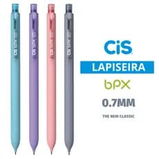 Lapiseira Cis Bpx 0.7mm -Tons Pastel com Borracha - Kit com Grafite ou unidade