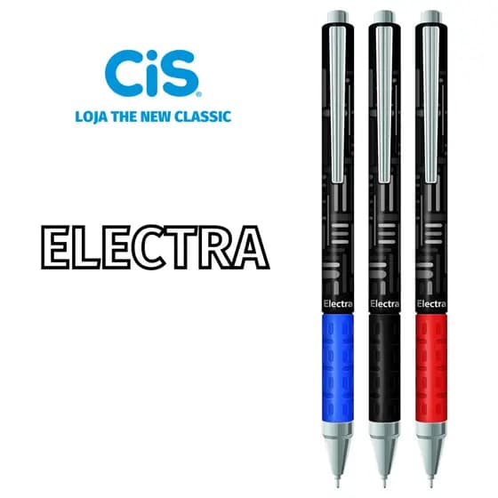 Caneta Cis Electra Ponta Fina Agulha 0.7mm - Kit ou Unidade