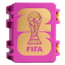 Porta Figurinhas Album Copa Do Mundo Organizador Taça Preto Azul Verde Amarelo Dourado