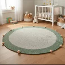 Tapete quarto do bebe de croche safari tapete Safari quarto do bebe