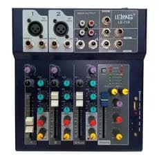 Mesa De Som 4 Canais Com Usb E Bluetooth Le 710