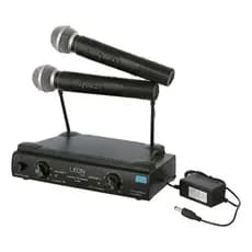 Microfone Profissional Digital Sem Fio Até 40mts Para Igreja Preto Palestra Show Evento