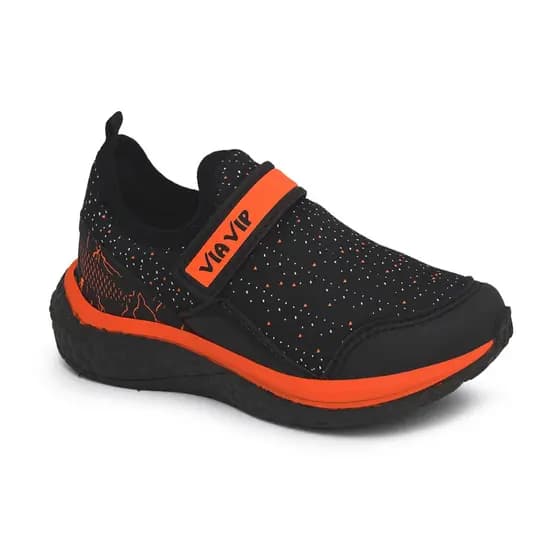Tênis Infantil Masculino Jogging Tecido Neoplex Velcro