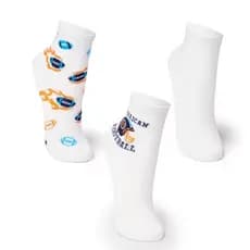 Triplex - Kit com 3 pares de meias infantil para menino  PUKET - Veste 28 a 33
